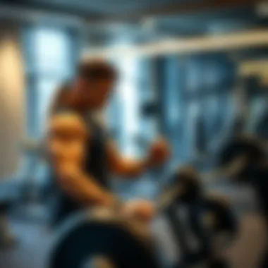 Personalized Training Experience Personal trainer assisting a client in a private training session