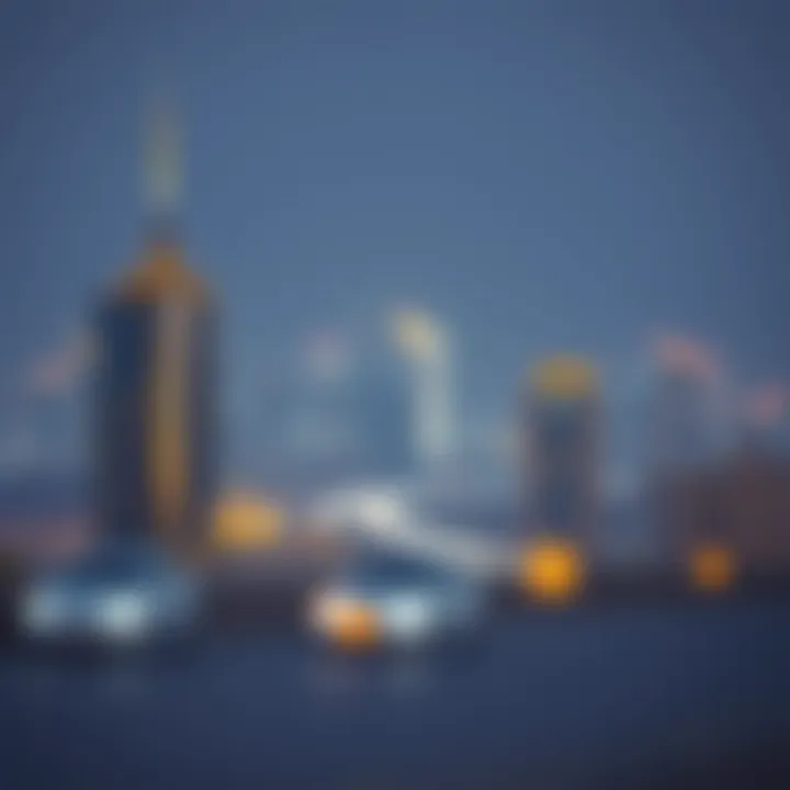 Panoramic view of the Dubai skyline featuring Regalia Deyaar