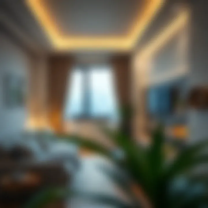 Cozy rental room in Dubai showcasing modern decor