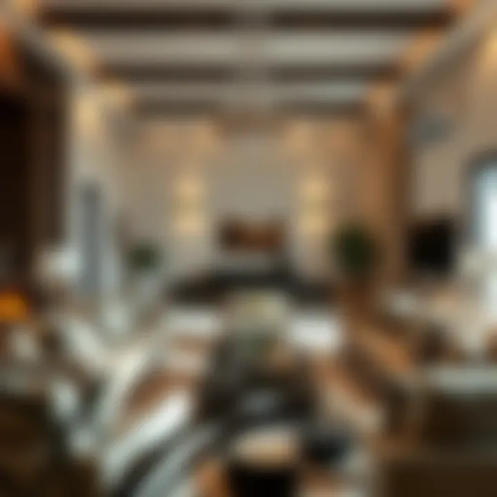 Cozy living room interior of a rental villa