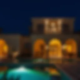 Luxurious villa exterior in Al Siyouh