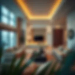 Overview of a modern room in Abu Shagara