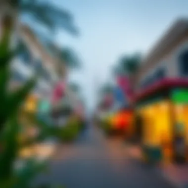 Street View Showcasing Local Attractions Street view showcasing local attractions