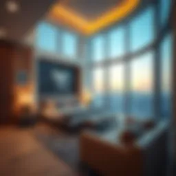 Modern architectural design of a room in International City