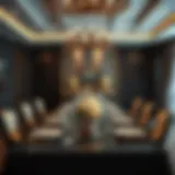 The Essence of Royal Dining Elegantly set dining table showcasing royal dining experience