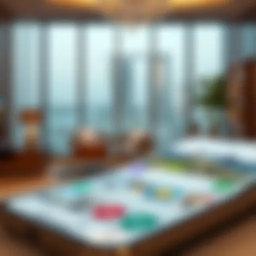 User interface of the Smart Hub UAE app showcasing property listings