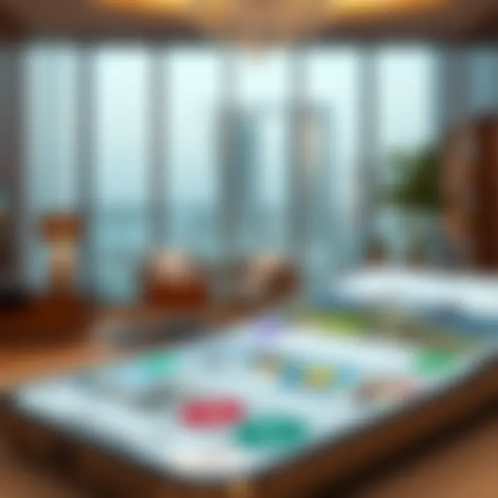 User interface of the Smart Hub UAE app showcasing property listings