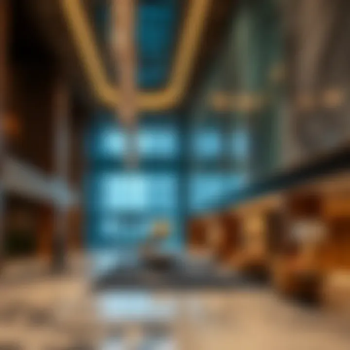 Elegant Lobby Interior of Al Faris Building Elegant lobby interior showcasing modern design