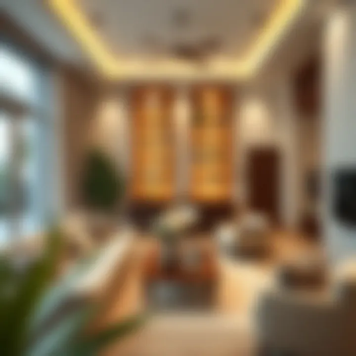 Charming interior of a vacation home in Dubai