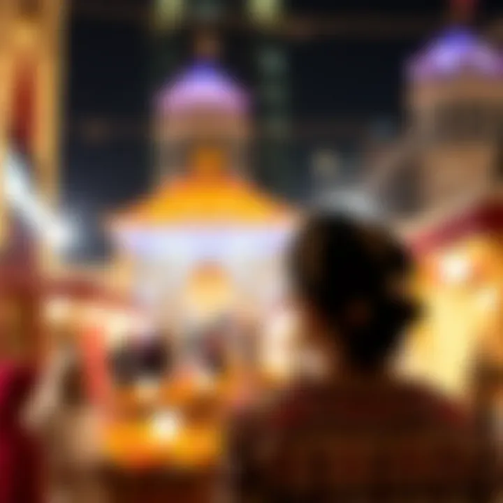 Cultural Richness in the Heart of Dubai Vibrant cultural event in Downtown Dubai highlighting local traditions