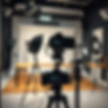 Modern Photography Equipment Modern equipment in the photo studio
