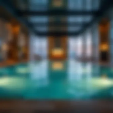Exclusive amenities available at Tiara East Tower, such as swimming pool and gym