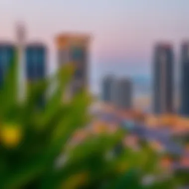 Strategic Location of Ubora Tower in Dubai Map showing strategic location of Ubora Tower in Dubai