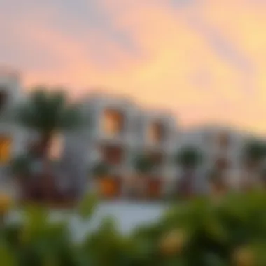 Residential Architecture in Wasl Village Modern residential buildings showcasing housing options in Wasl Village