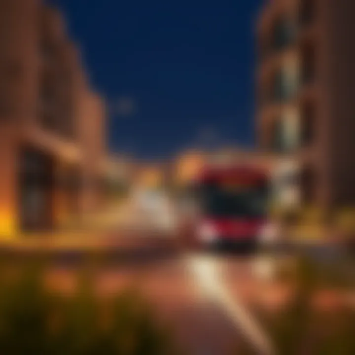 Accessibility through Public Transport at Wasl Village Public transport facilities near Wasl Village enhancing accessibility