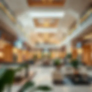 Spacious Interior Layout Interior view of Zabeel Furniture Mall showcasing its spacious layout