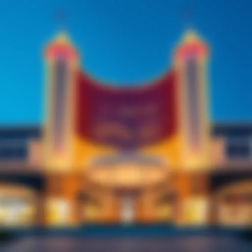 A panoramic view of Festival City Mall showcasing its stunning architecture