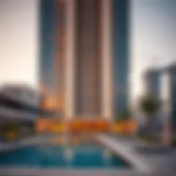 Stunning view of Five JBR Luxe showcasing its architectural elegance