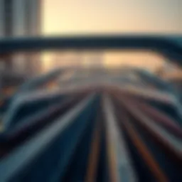 A conceptual illustration of the future Dubai Metro expansion