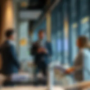 Strategic Business Engagement Business professionals engaged in a strategic meeting