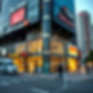 A business district in the UAE reflecting weekend dynamics