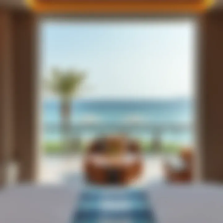 Stunning Beachfront View Stunning beachfront view from a hotel balcony