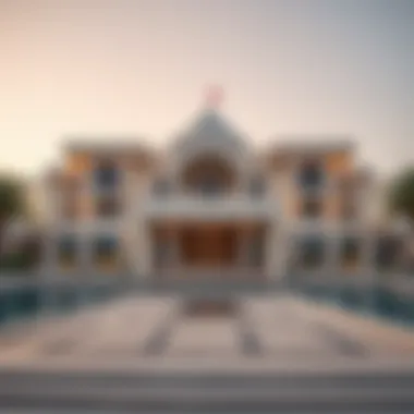 Luxurious Hotel Exterior Luxurious hotel exterior at Marjan Island