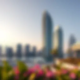 Dubai skyline showcasing modern architecture