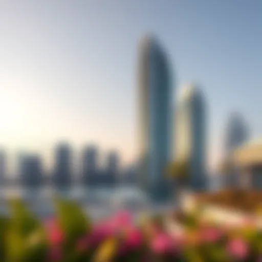 Dubai skyline showcasing modern architecture