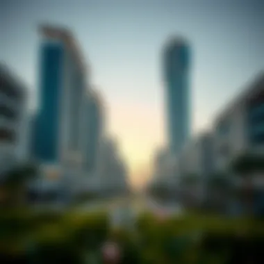 Modern architecture and residential structures in International City Phase 2