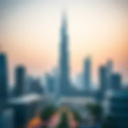 Stunning view of Irise Tower amidst a modern skyline