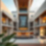 Stunning architectural view of La Mez Jbr showcasing modern design.