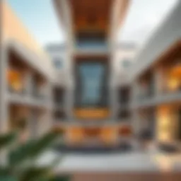 Stunning architectural view of La Mez Jbr showcasing modern design.