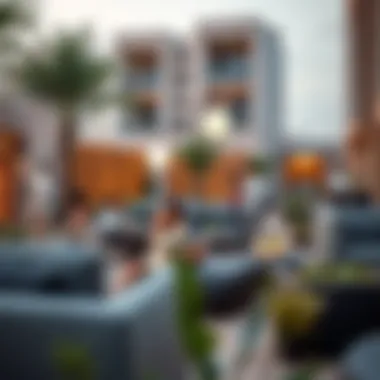 Community Lifestyle at Laya Heights Residents enjoying communal spaces at Laya Heights