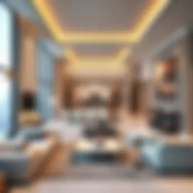 Contemporary Interiors at Laya Heights Stylish interior showcasing modern living spaces