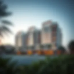 A modern architectural rendering of Laya Heights