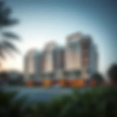 Innovative Architectural Design of Laya Heights A modern architectural rendering of Laya Heights