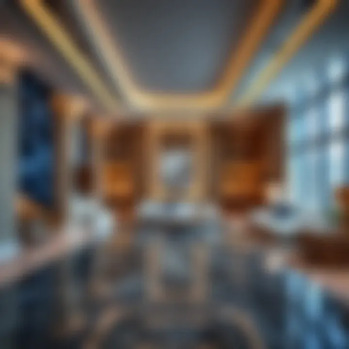 Interior amenities of الاتحاد بلازا highlighting luxury and comfort