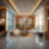 Elegant Penthouse Interior Design Luxurious penthouse interior showcasing elegant design and furnishings