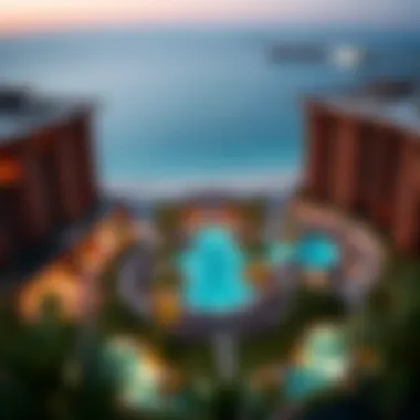 Exceptional Lifestyle Amenities at Marsa Al Arab Residences Panoramic view of the lifestyle amenities at Marsa Al Arab