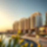Stunning view of Marsa Al Arab Residences showcasing modern architecture