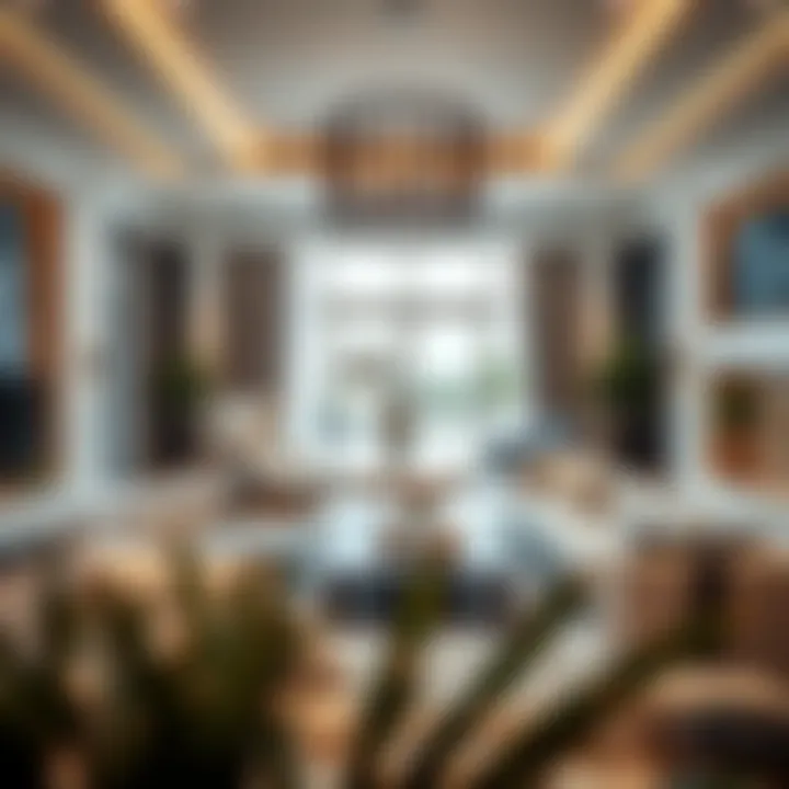 Luxurious interior of a villa in Masar