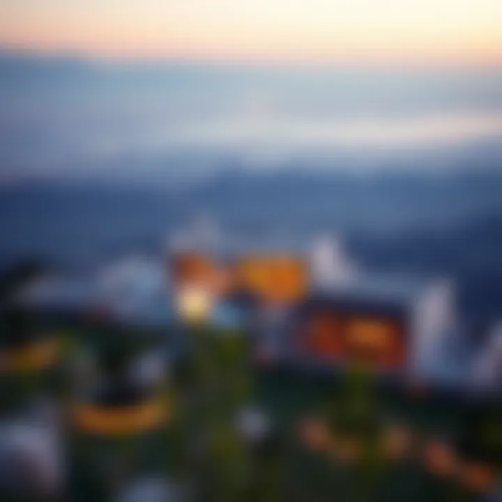 Scenic views from Masar villas