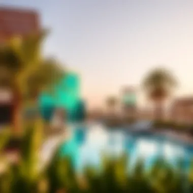 Sustainable amenities in Najmat Al Khan promoting eco-friendly living.