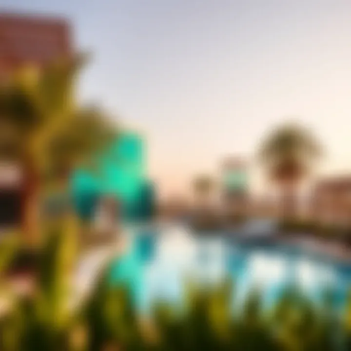 Sustainable amenities in Najmat Al Khan promoting eco-friendly living.