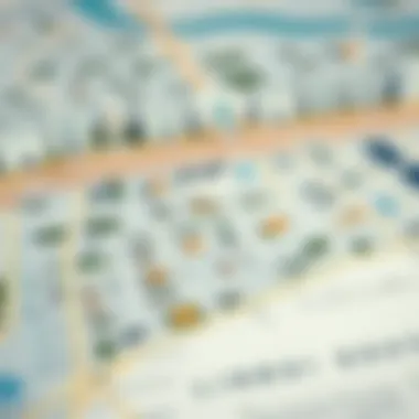 Neighborhood Map of Dubai South Map highlighting neighborhoods in Dubai South