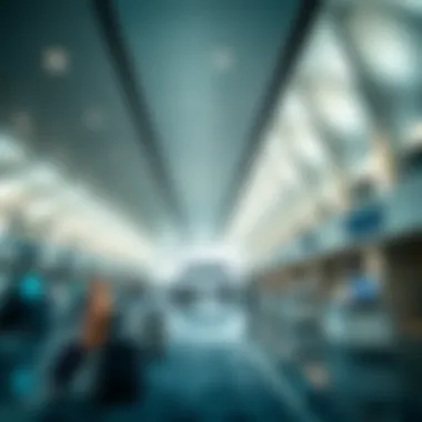 Innovative Check-In Solutions State-of-the-art check-in area with advanced technology