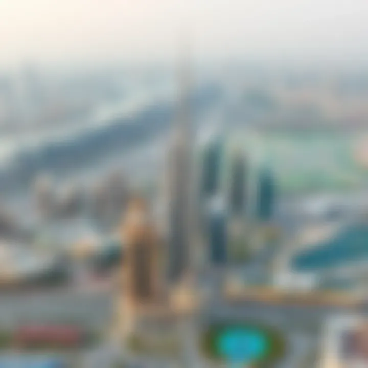 Breathtaking skyline view of Dubai showcasing business centers