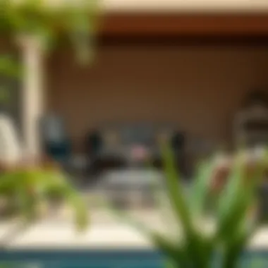 Stylish outdoor furniture set designed for UAE climate