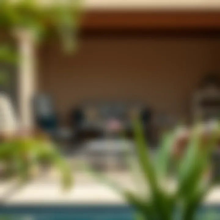 Stylish outdoor furniture set designed for UAE climate